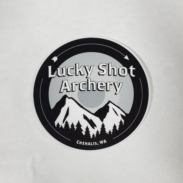 Lucky Shot Archery 4" sticker